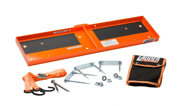 Ladder Lockdown Secures Ladder In Place on any Surface or Terrain