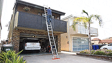 Ladder Lockdown Secures Ladder In Place on any Surface or Terrain