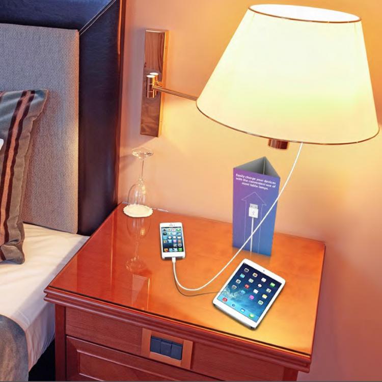 Lamp Champ - USB Charging Lamp Insert - Charge Your Phone Through Your Lamp
