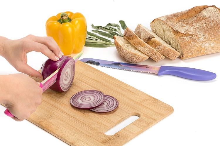 Chef's Vision Landscape Knife Set - Knives With Beautiful landscape pictures on the blades - picture blade knives