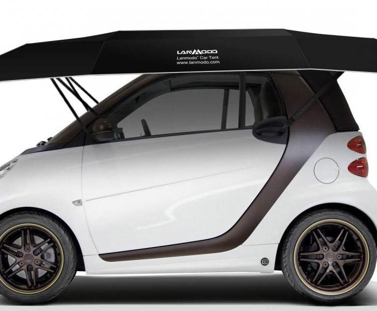 Lanmodo Car Umbrella - Automatic car umbrella protects against the sun, rain, hail, bird poop, and more