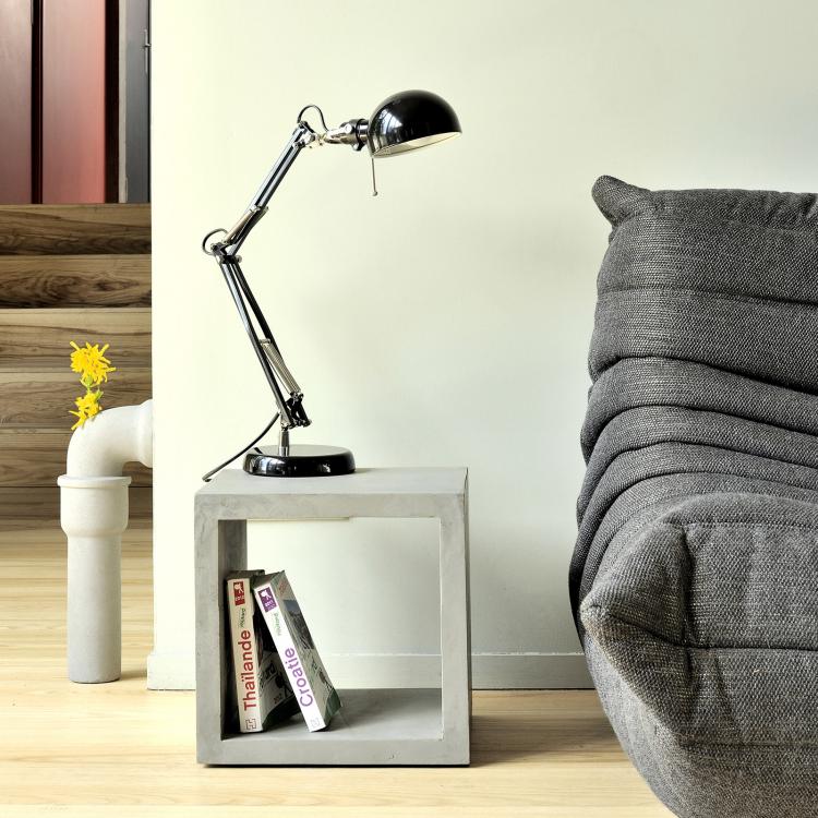 Industrial Pipes Concrete Flower Vases - Pipeline home design - Industrial piping interior design