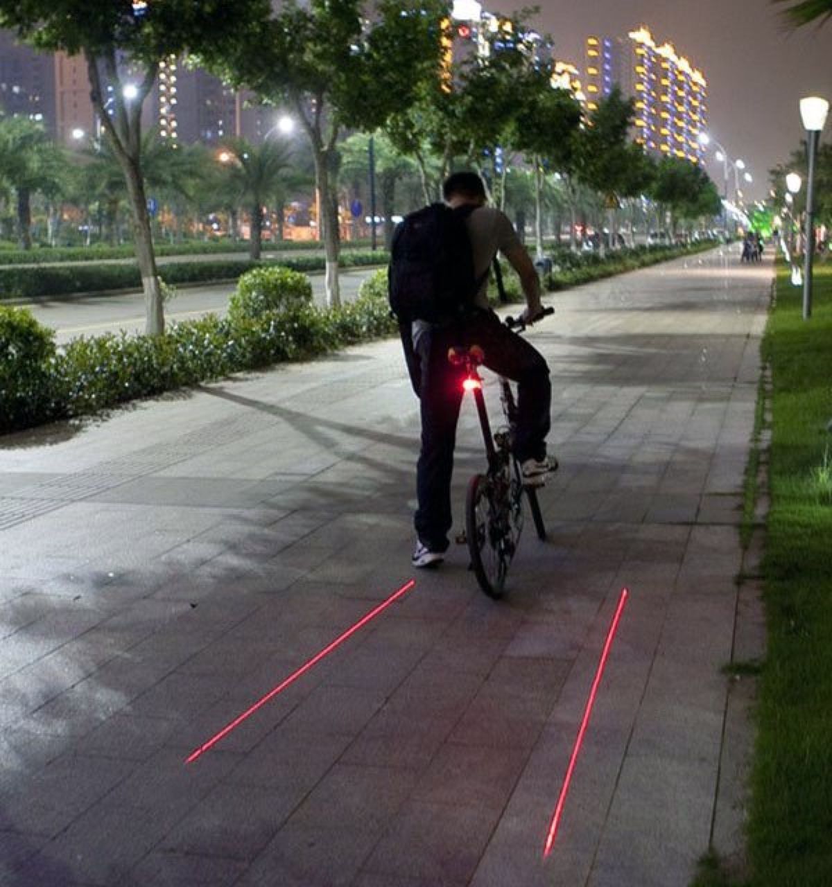 Laser Bike Lane Lights