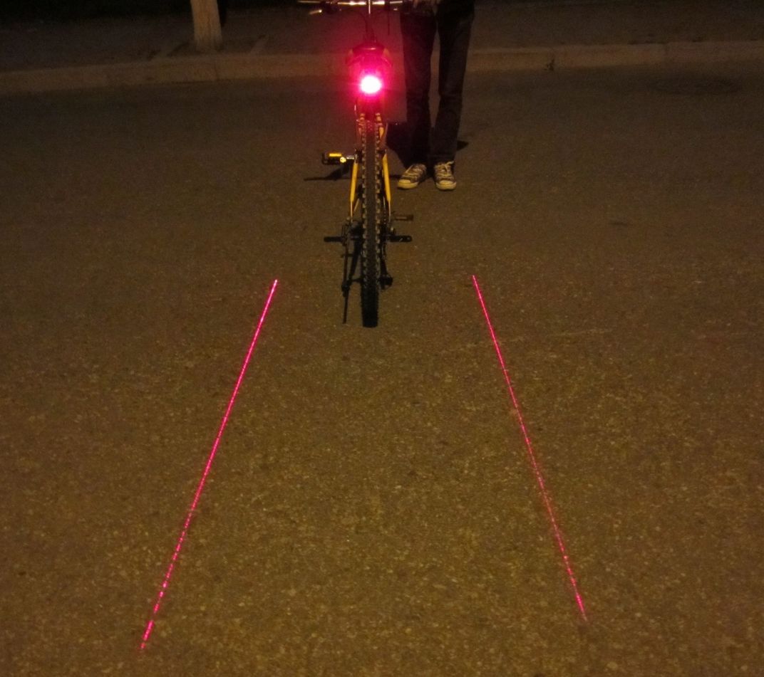 Laser Bike Lane Lights