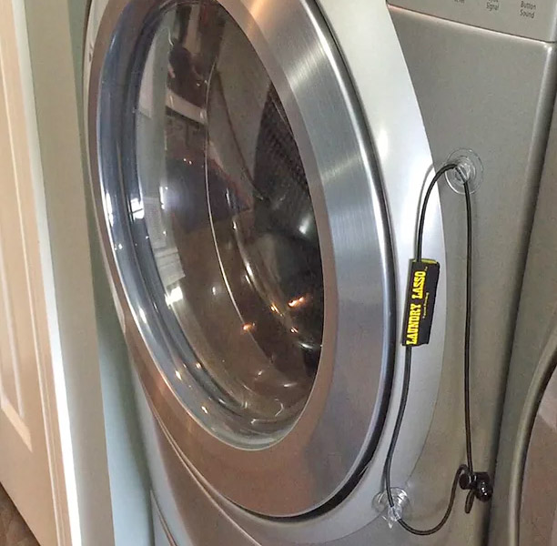 Laundry Lasso Washer Door Holder - Keeps washer door cracked open to prevent mold mildew and odors