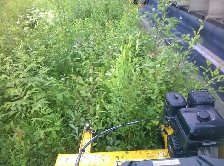 Lawn Mower ATV Attachment - Rammy 4x4 grass mower front mount