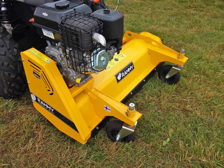 Lawn Mower ATV Attachment - Rammy 4x4 grass mower front mount