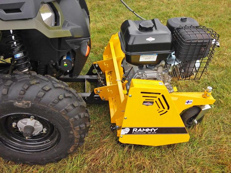 Lawn Mower ATV Attachment - Rammy 4x4 grass mower front mount