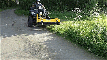 Lawn Mower ATV Attachment - Rammy 4x4 grass mower front mount