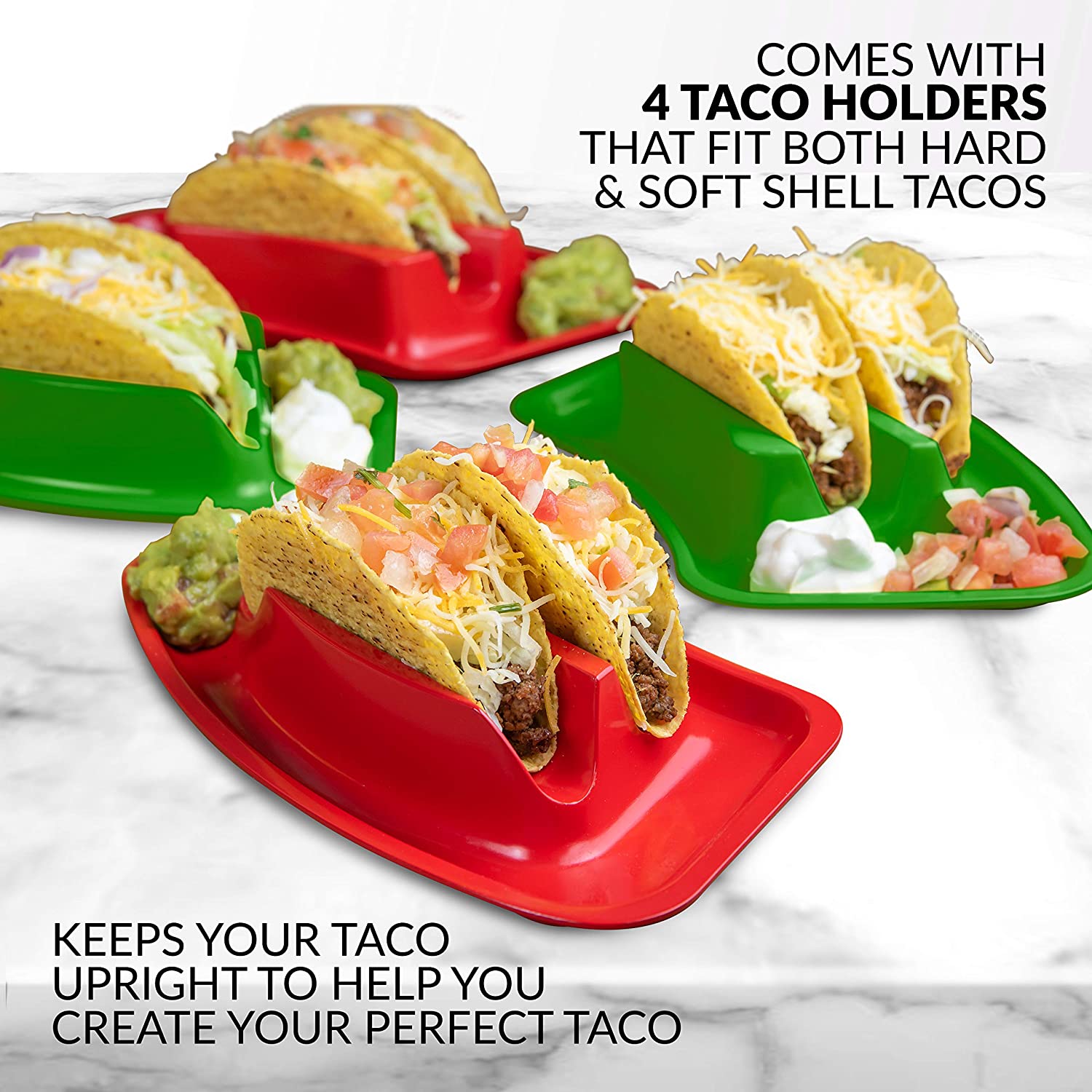 Lazy Susan Taco Bar and Taco Plates With heated center pot