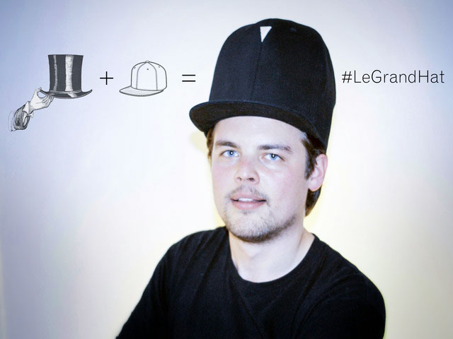 Le Grand Hat: Half Top Hat Half Baseball Cap