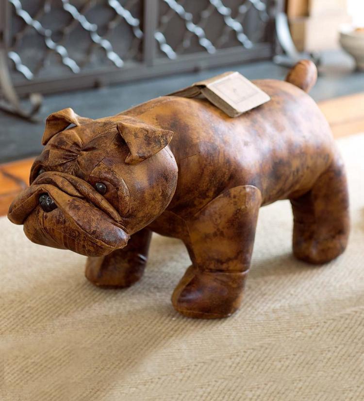 English Bulldog Ottoman