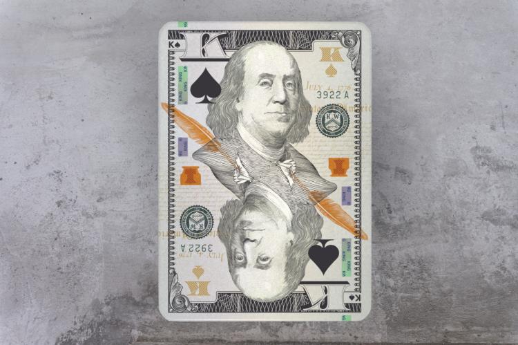 Legal Tender Playing Cards - Currency Inspired Playing Cards - Money Playing Cards