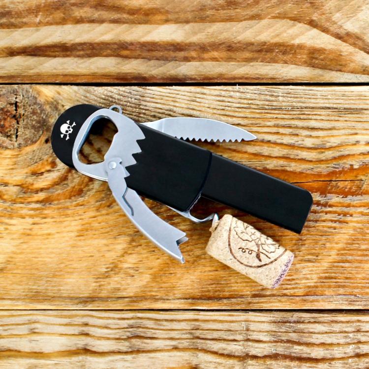 Legless Pirate Corkscrew Bottle Opener