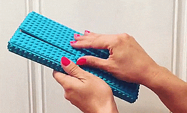 Lego Purses made by Agabag - Lego Clutch - Lego bag made from actual Lego blocks