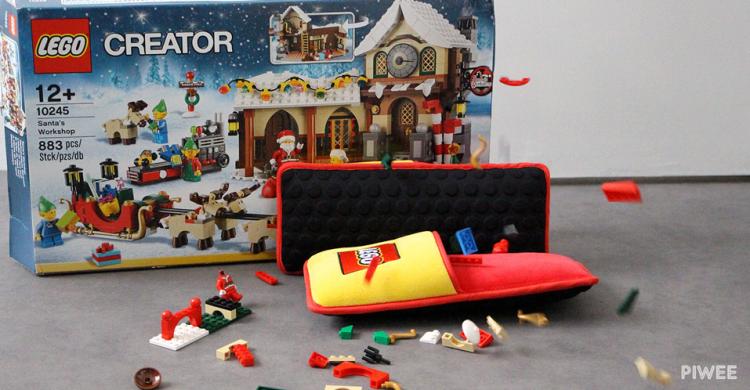 Lego Slippers Protect Bottoms of Feet From Sharp Lego Blocks