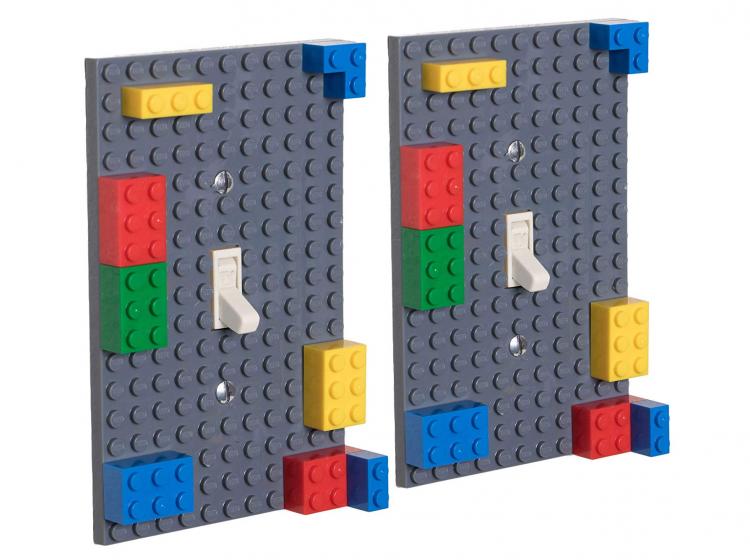 Lego Light Switch - Building Block Light Switch Plate