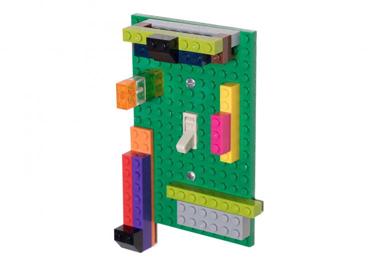 Lego Light Switch - Building Block Light Switch Plate