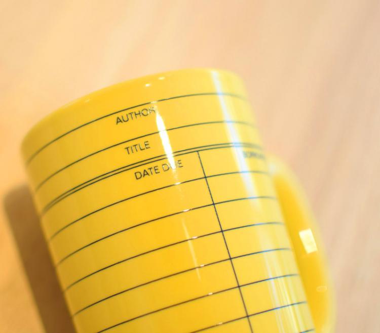 Library Card Coffee Mug