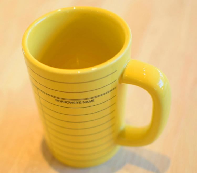 Library Card Coffee Mug