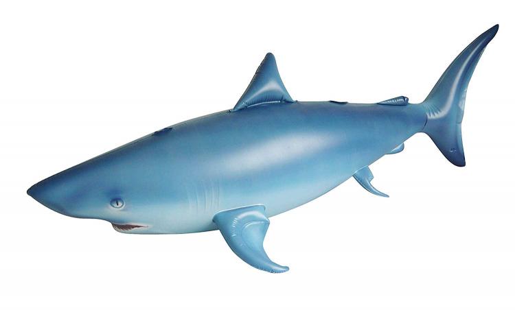 Life-Size Inflatable shark Toy - Giant blow-up shark