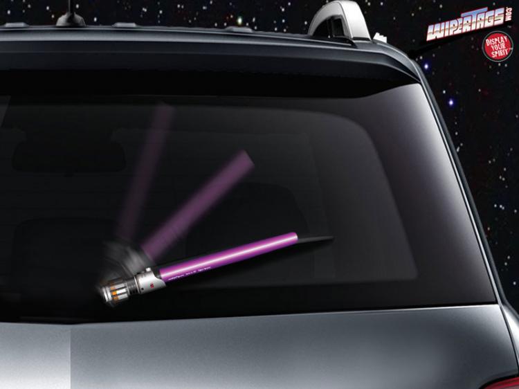 Star Wars Light Saber Rear Wiper Blade Attachment