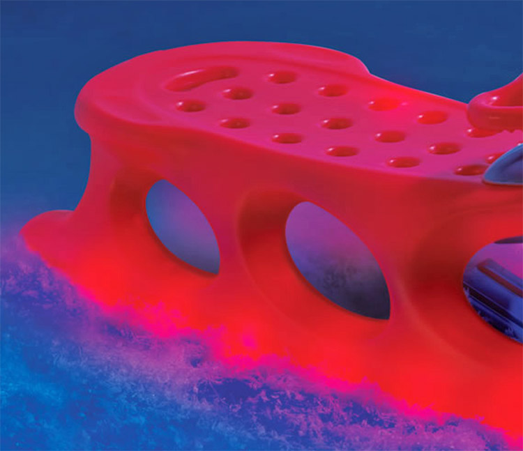Light-Up LED Night-Time Alpine Winter Sled