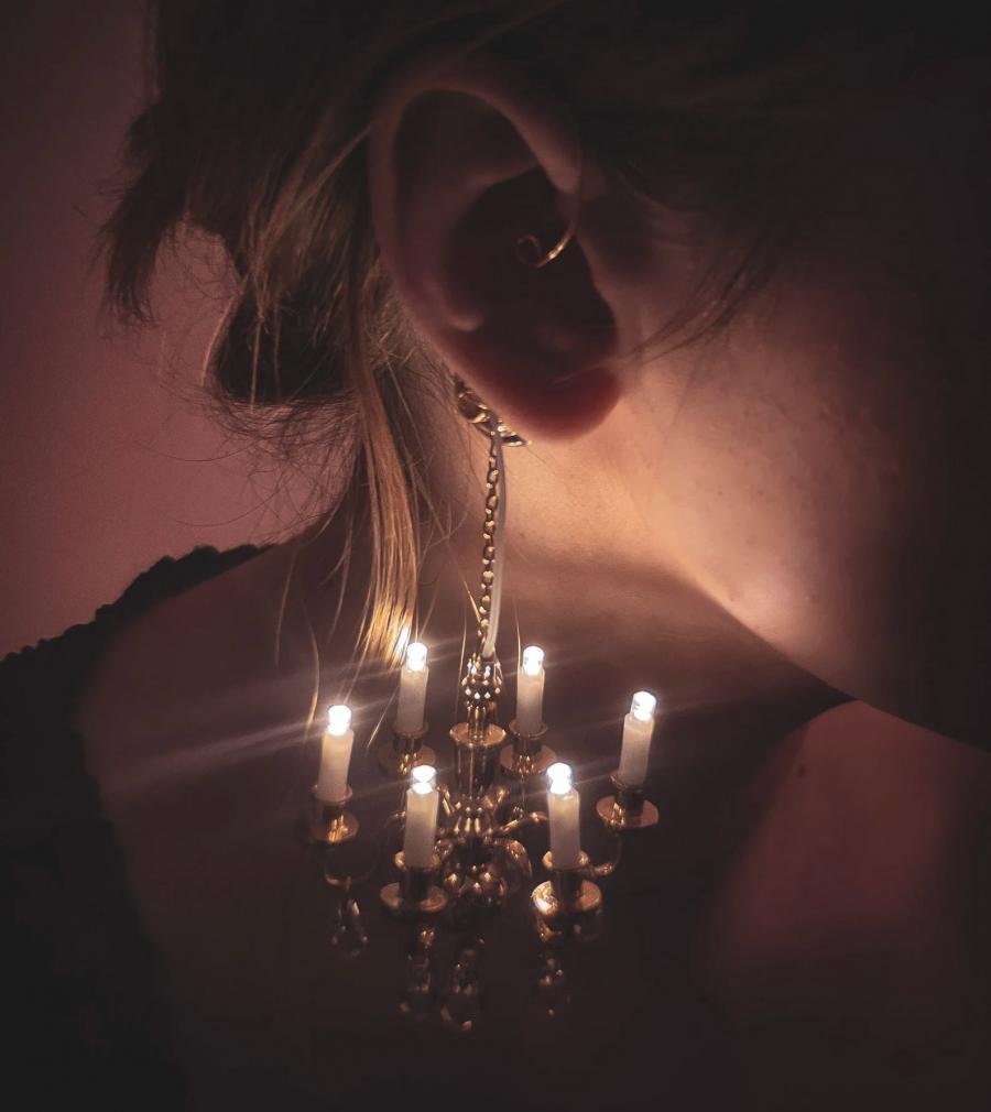 Light Up LED Chandelier Earrings - Chandelearrings