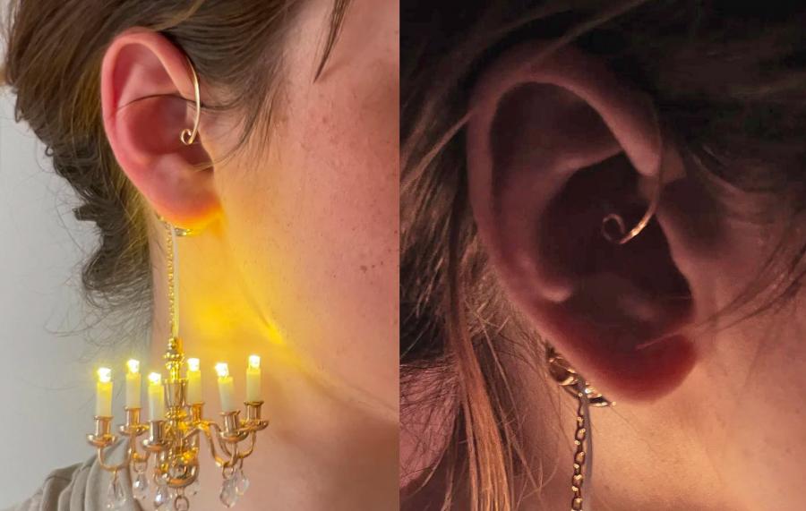 Light Up LED Chandelier Earrings - Chandelearrings