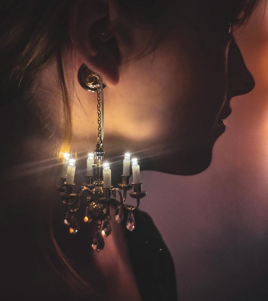 Light Up LED Chandelier Earrings - Chandelearrings