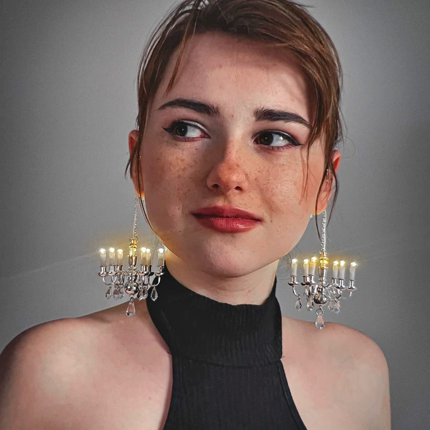 Light Up LED Chandelier Earrings - Chandelearrings