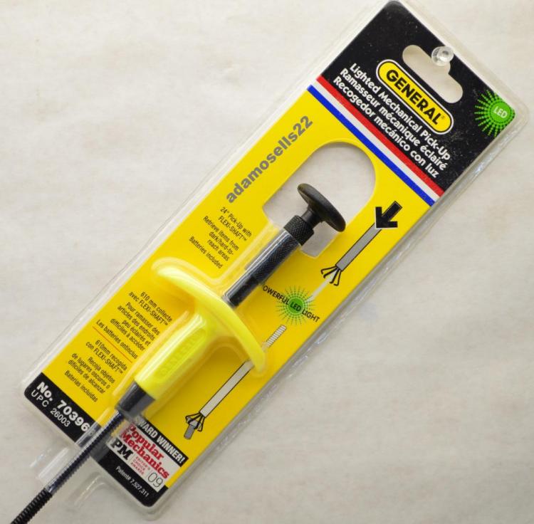 Lighted Pickup Grabber Tool - Pick-up tool with LED light