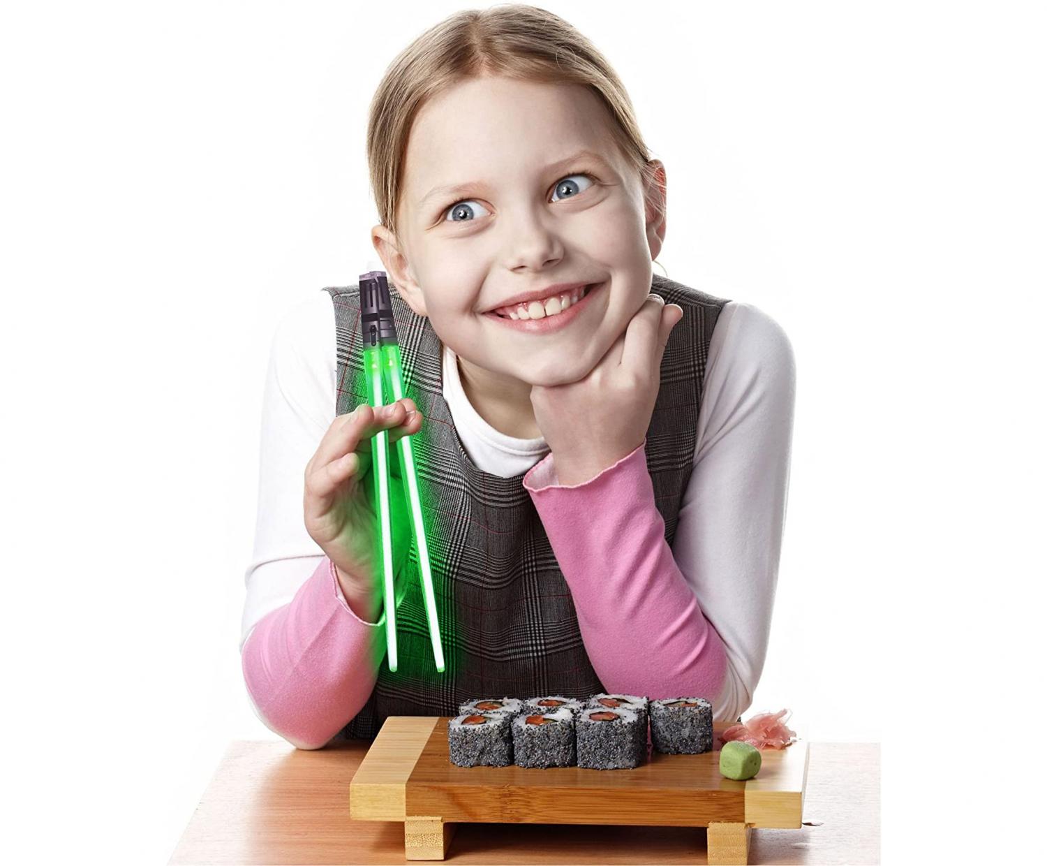 Lightsaber Chopsticks - Light-up chopsaber geeky chopsticks