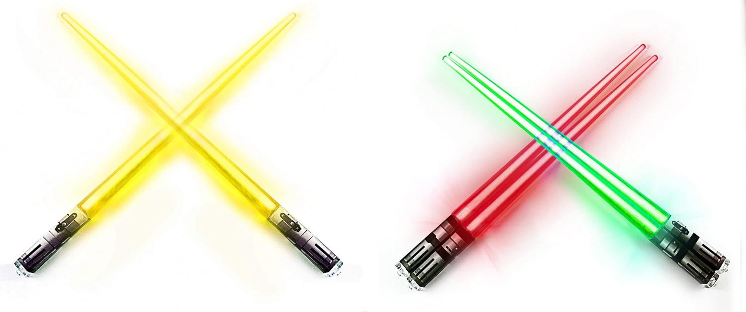 Lightsaber Chopsticks - Light-up chopsaber geeky chopsticks