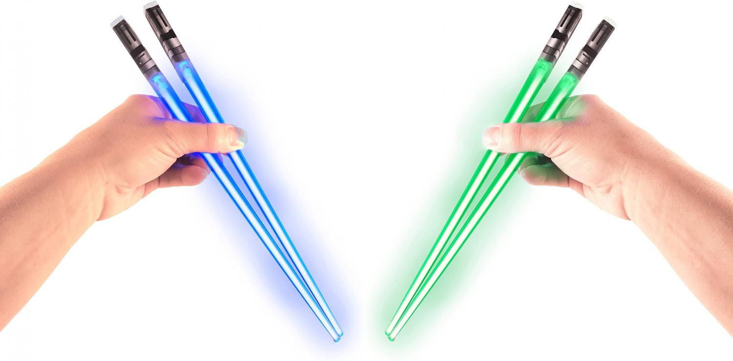 Lightsaber Chopsticks - Light-up chopsaber geeky chopsticks