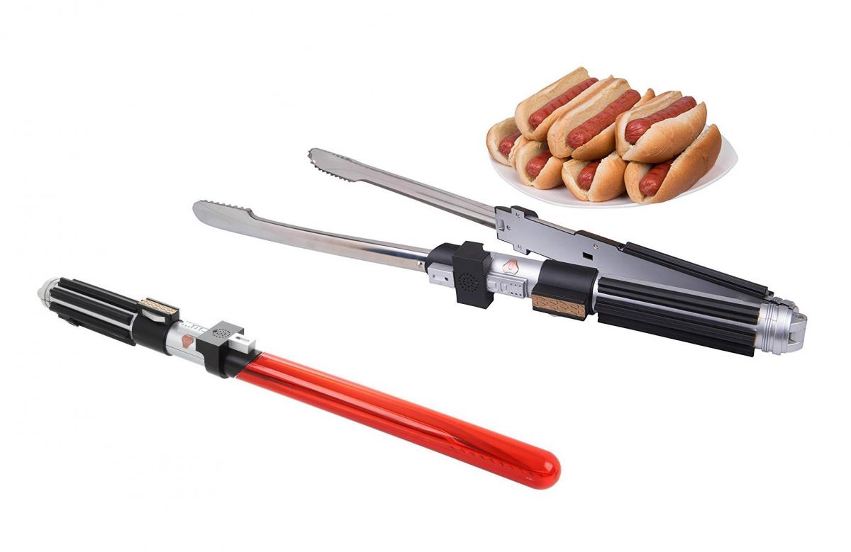 Star Wars Lightsaber BBQ Tongs - Darth Vader Geeky BBQ Tongs