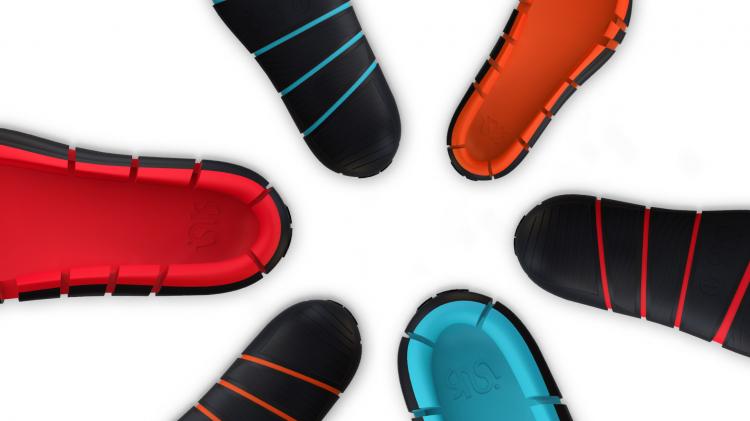 Link Shoe Sandals - Topless flip flop sandal shoes hug the sides of your feet
