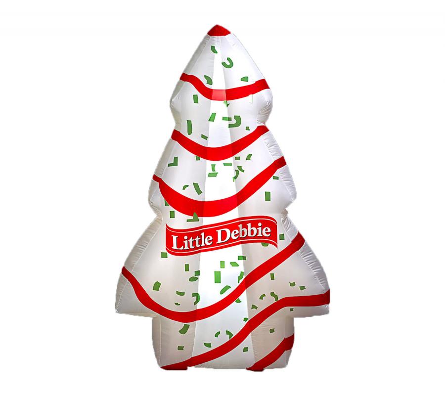 Little Debbie Inflatable Christmas Tree Cake Light-up Yard Decoration
