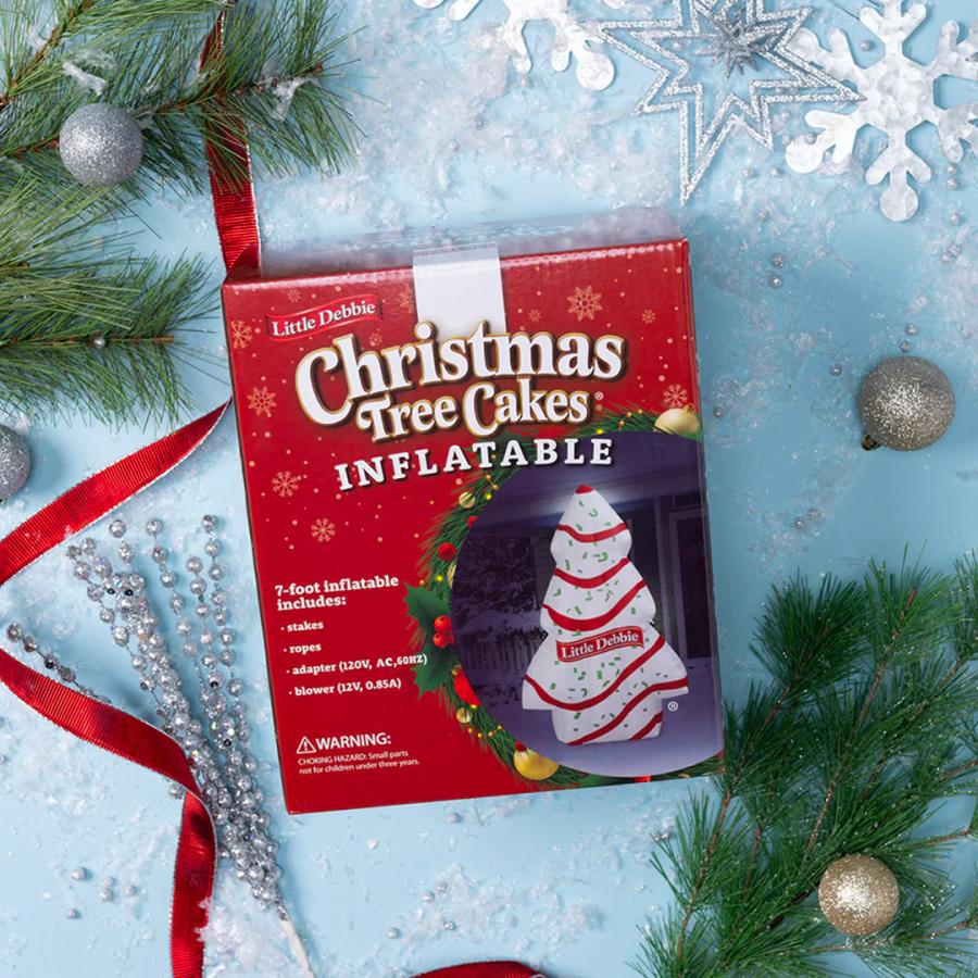 Little Debbie Inflatable Christmas Tree Cake Light-up Yard Decoration