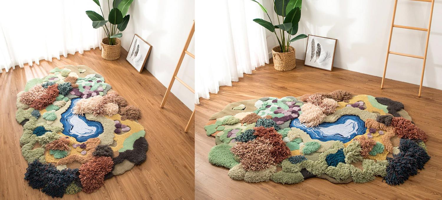Little Forest 3D Rugs - Ultimate Playroom Rug - 3D Forest Nature Rug