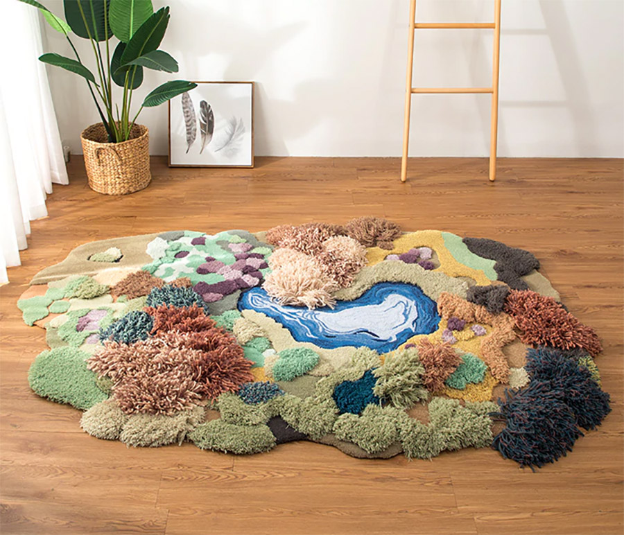 Little Forest 3D Rugs - Ultimate Playroom Rug - 3D Forest Nature Rug
