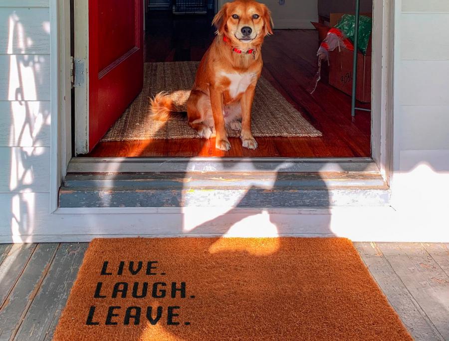 Live Laugh Leave Doormat