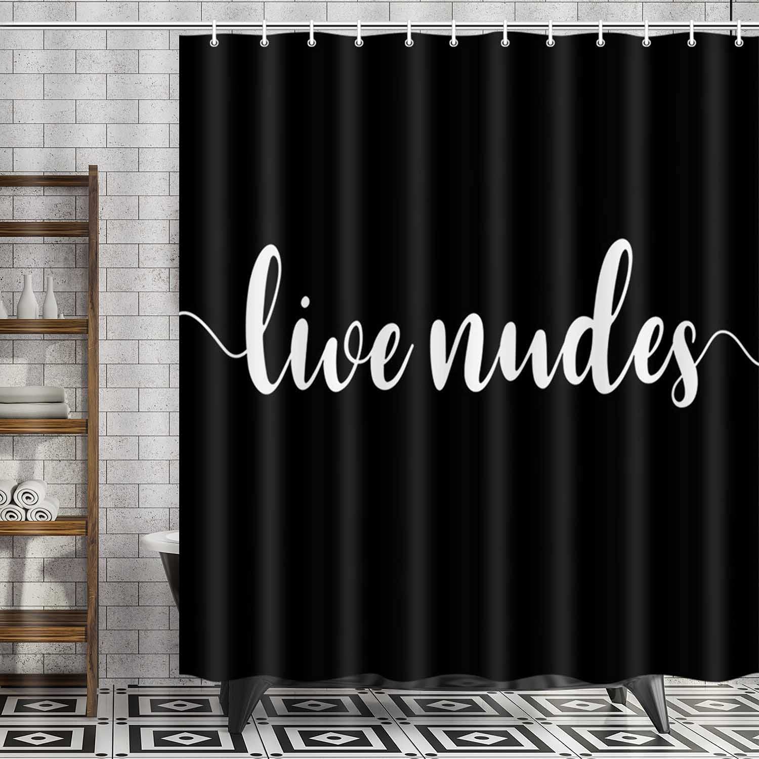 Funny Live Nudes Shower Curtain