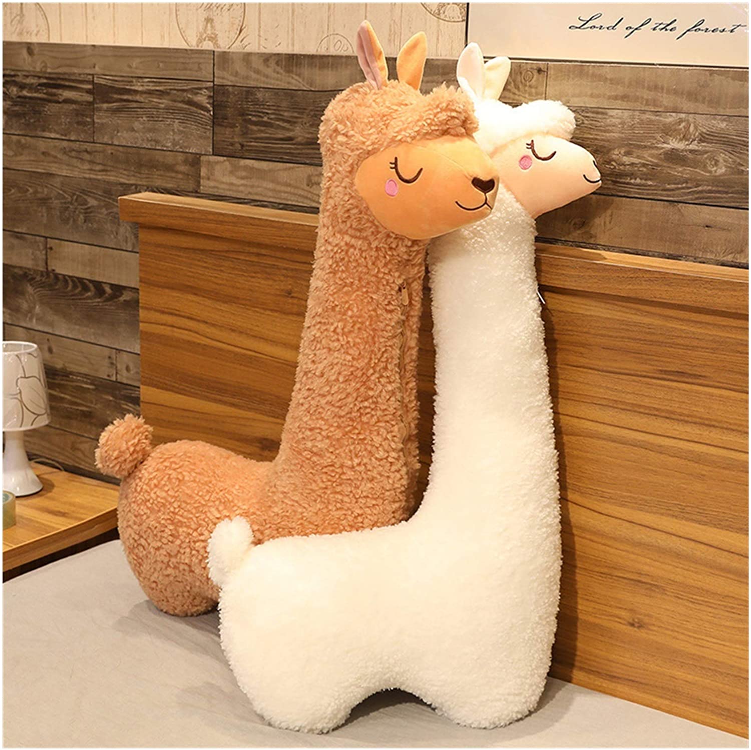 Llama body pillow - life-size alpaca body pillow