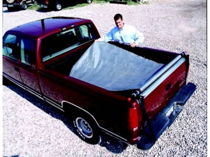 Load Handler Rolling Truck Bed Tarp Unloader - Easiest truck bed unloading tool