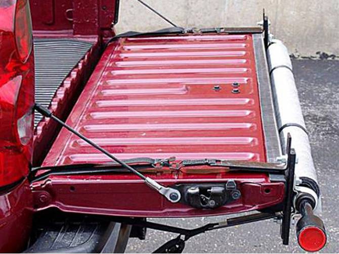 Load Handler Rolling Truck Bed Tarp Unloader - Easiest truck bed unloading tool
