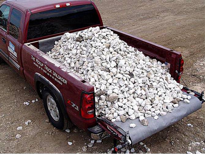 Load Handler Rolling Truck Bed Tarp Unloader - Easiest truck bed unloading tool