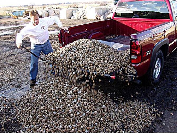 Load Handler Rolling Truck Bed Tarp Unloader - Easiest truck bed unloading tool
