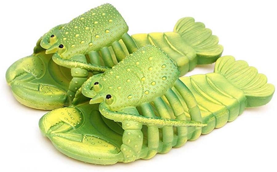 Lobster shaped flip flop sandals - Flip flobsters