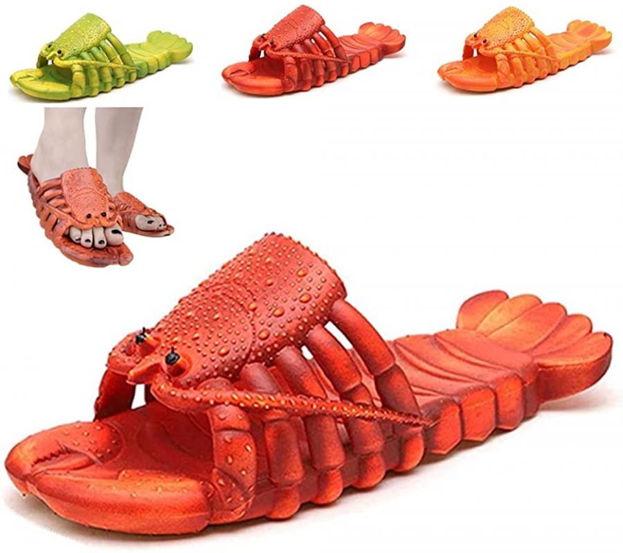 Lobster shaped flip flop sandals - Flip flobsters
